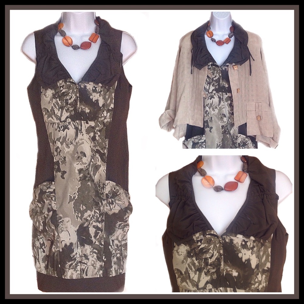 Unique Sleeveless Tunic or Dress w/ Great Details
